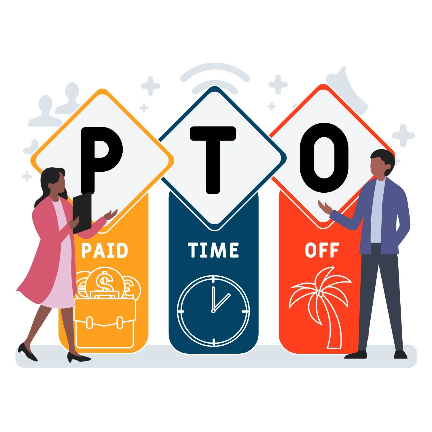 pto installation of officers clipart