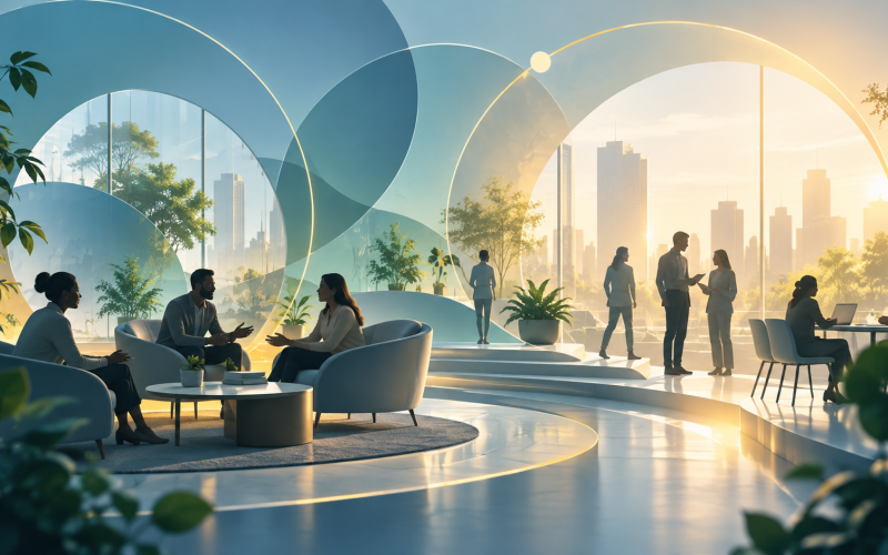 Connected Horizons_ A Modern Collaborative Workspace